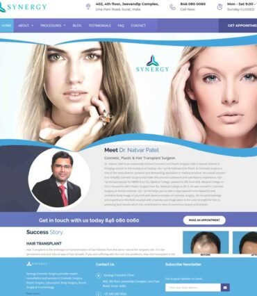 Plastic-surgeon-cosmetic-surgeon-website-development-ahmedabad-india